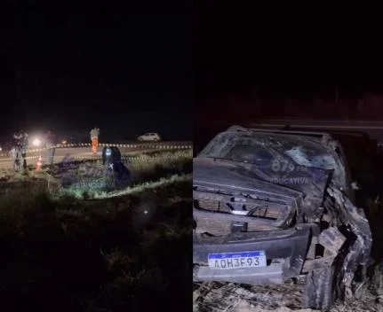 Motociclista é arremessado por 20 metros e morre após bater de frente com caminhonete