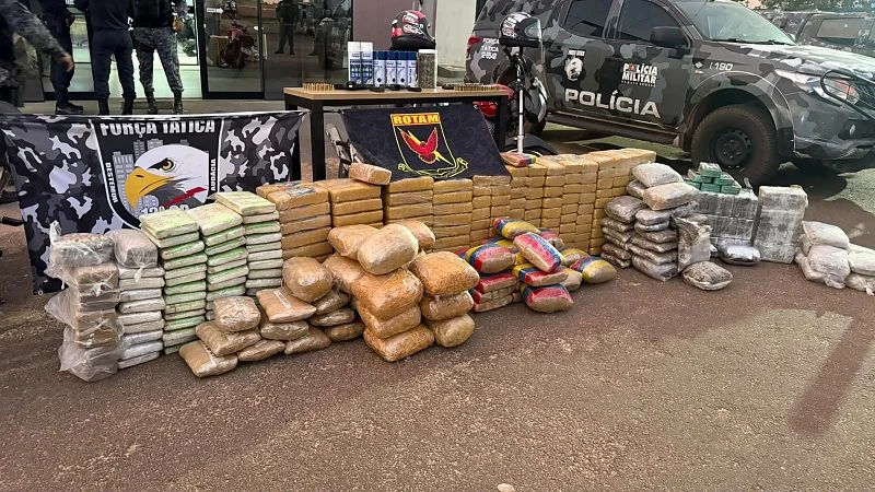 Operação apreende 385 tabletes de drogas e motos ligadas a homicídios em MT