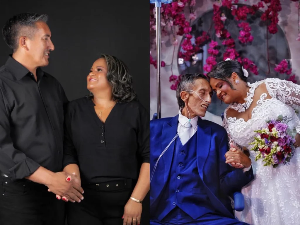 Com câncer avançado, homem realiza sonho de se casar após 28 anos com companheira